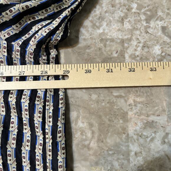 Napoleon By Stefano Ricci Shirt Mens 2XL 100% Silk Long Sleeve Button Italy - Picture 6 of 12